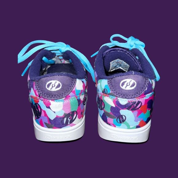 Big Kid Heelys Launch Grape/Multi Shoes With Wheels Sneakers Size 4 - Picture 3 of 7